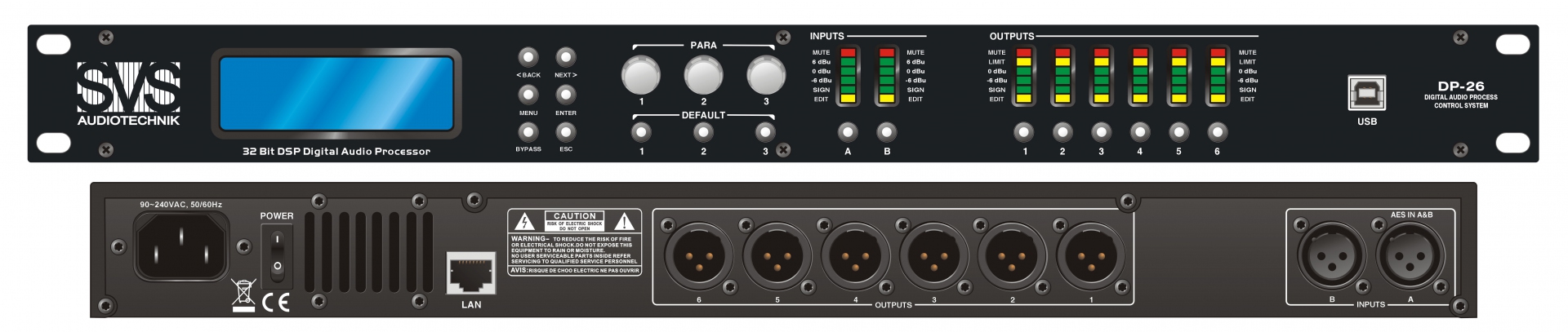 SVS Audiotechnik DP-26 Цифровой процессор: 2 входа 6 выходов в Зарайске