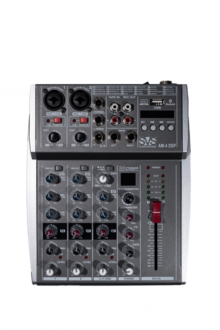 SVS Audiotechnik mixers AM-4 DSP Аналоговый микшерный пульт, 4-канала в Зарайске