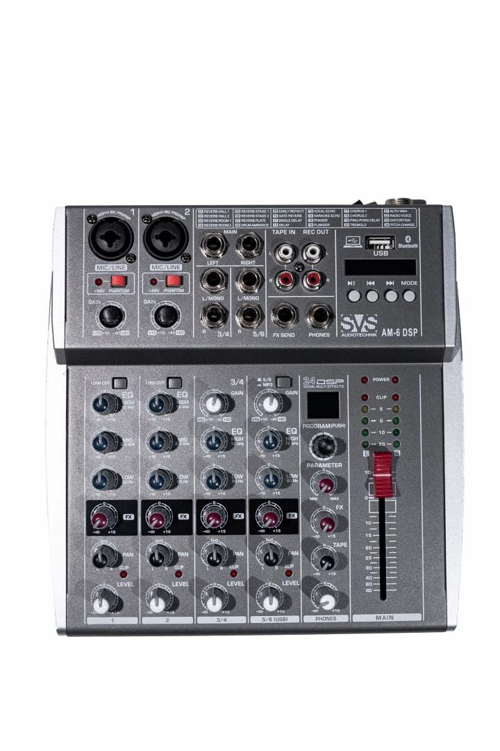 SVS Audiotechnik mixers AM-6 DSP Микшерный пульт аналоговый, 6-канальный SVS Audiotechnik mixers в Зарайске