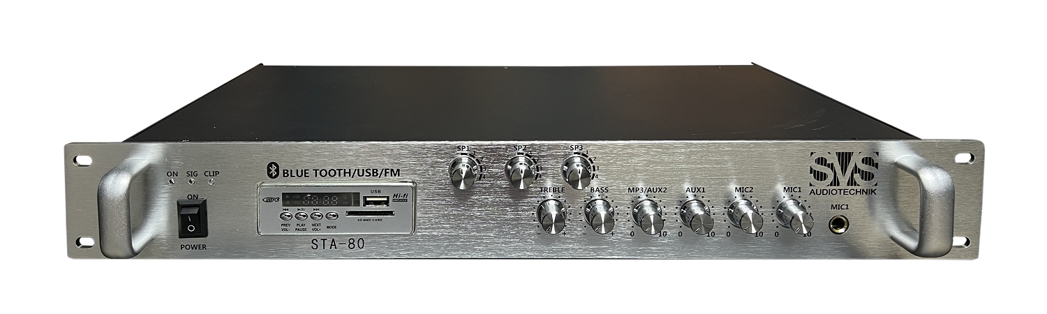 SVS Audiotechnik STA-80 Микшер-усилитель для систем Public Address в Зарайске